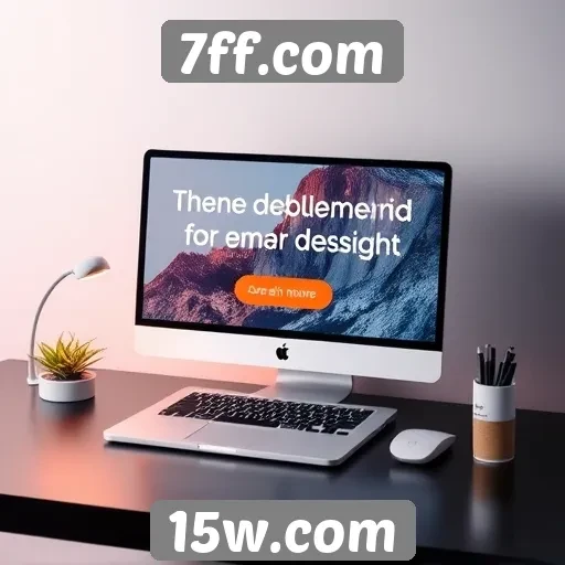 Tendências de design no site 7ff.com