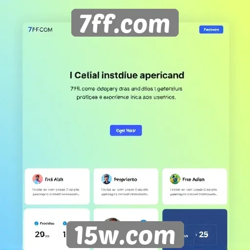 Análise da interface do usuário do site 7ff.com